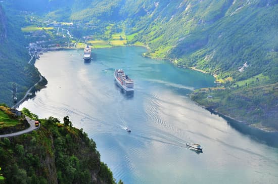Beautiful Norway fjord.